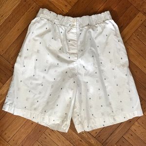 Vintage French Navy High Waist Elastic Shorts